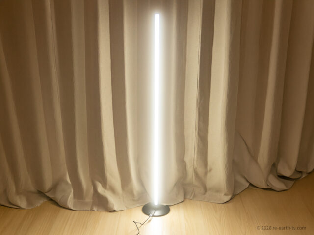 【レビュー】空間が一気に変わるMatter対応スマート照明「SwitchBot RGBICフロアライト」を試してみた