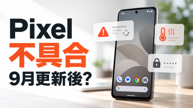 【Google Pixelで不具合報告相次ぐ】9月アップデート後に「動作が重い」カクつき・発熱、ロック解除問題も
