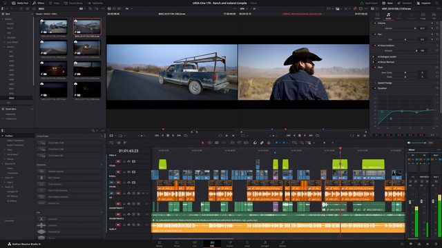【DaVinci Resolve 21.1.2公開】M6搭載MacでAI解析が最大14倍高速化。編集自動化APIも拡張